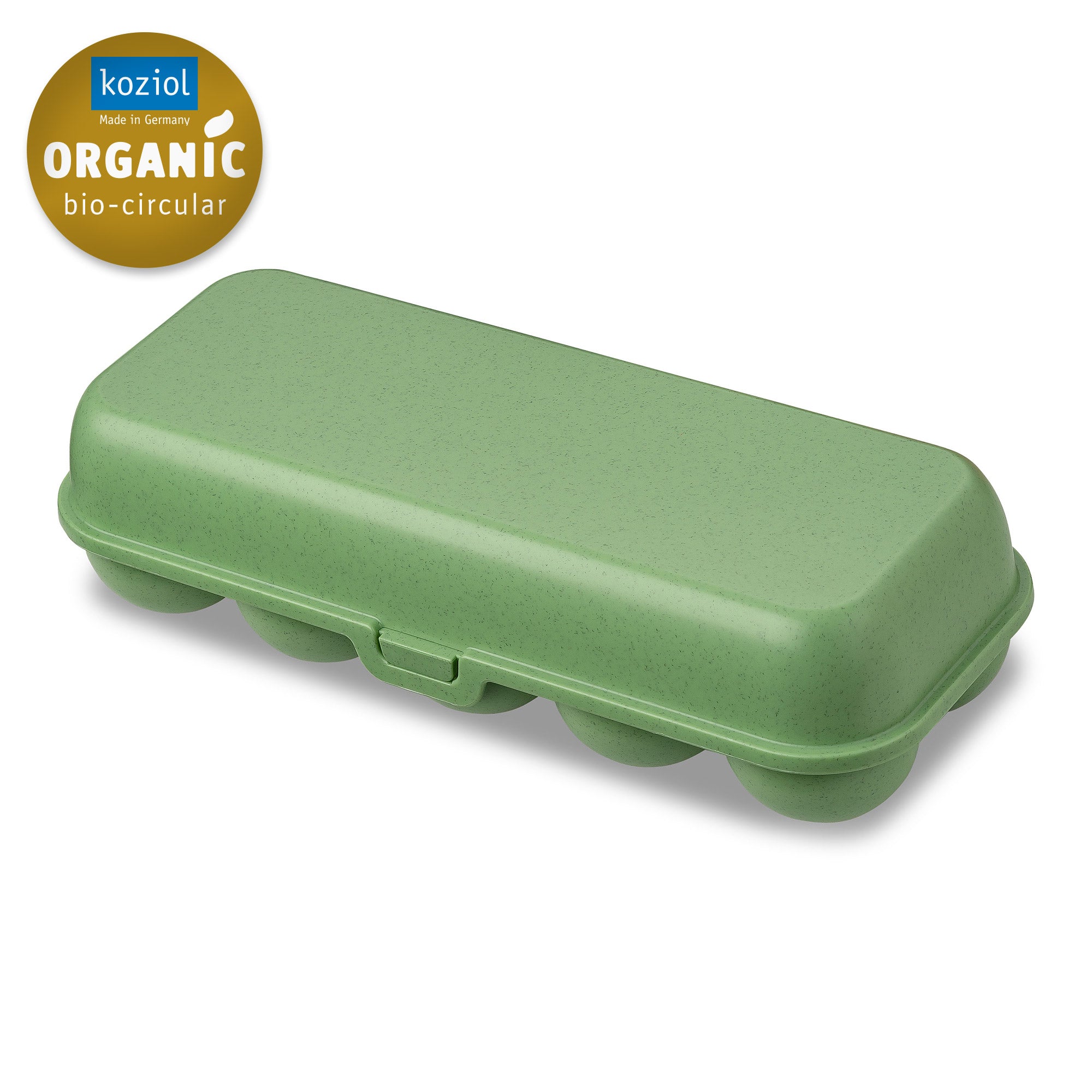 KOZIOL Eggs To Go Egg Holder Box 10 Organic Green Eggs