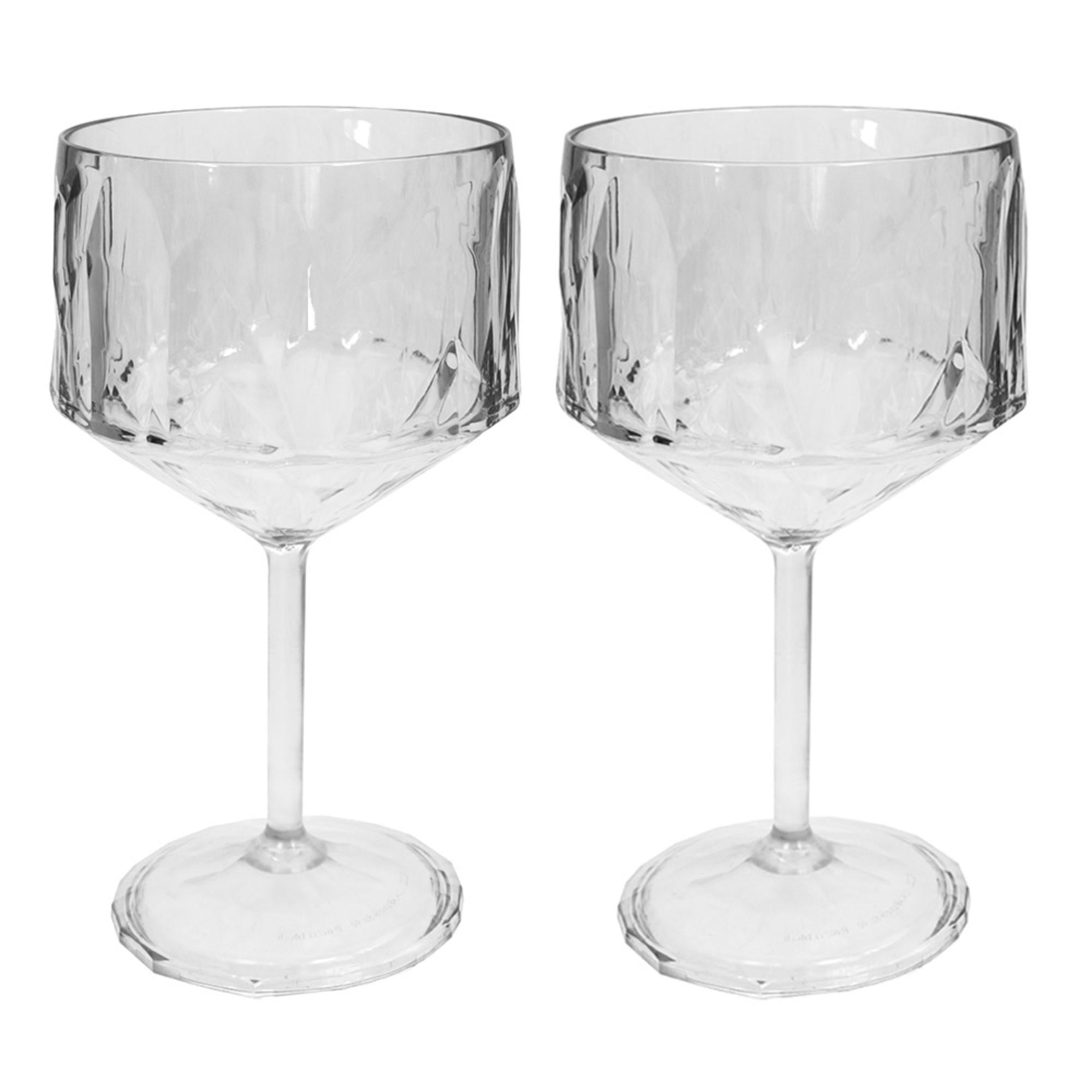 KOZIOL Set 2 Calici Cocktail Gin Tonic 19cm 400ml Club No. 15 Superglas Indistruttibili