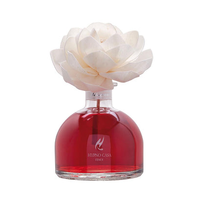 HYPNO CASA Stick Diffuser with White Pink Flower 250ml Pomegranate