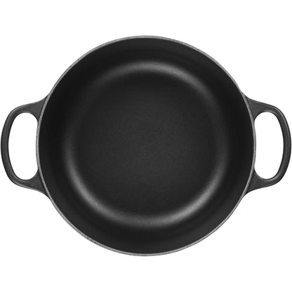 LE CREUSET Cocotte Rotonda Evolution 20cm Nero Ghisa Vetrificata