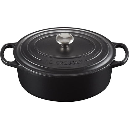 LE CREUSET Cocotte Ovale Evolution 29cm Nero Ghisa Vetrificata