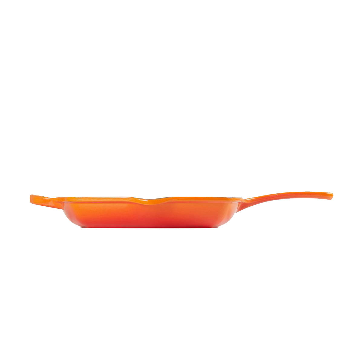 LE CREUSET Bistecchiera Skillet Quadrata Evolution 26cm in Ghisa Vetrificata Arancio