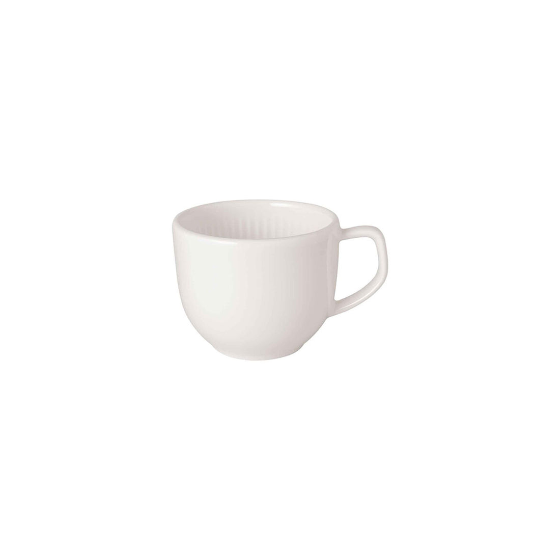 VILLEROY &amp;amp; BOCH Afina Espresso Coffee Cup 50ml with Saucer 11.5cm White Premium Porcelain