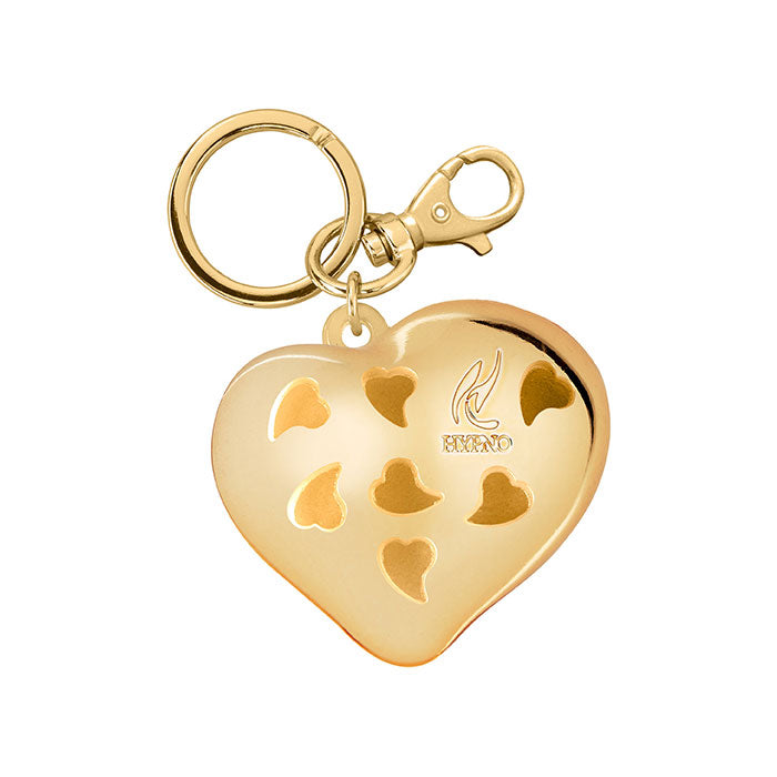 HYPNO CASA Sea Air Heart Scented Keychain 6x7cm Gold Metal