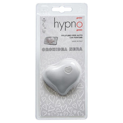 HYPNO CASA Car Air Freshener Heart Orchid Black Grey