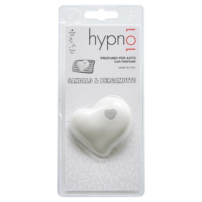 HYPNO CASA Car Air Freshener Air Freshener Heart Sandalwood and White Bergamot