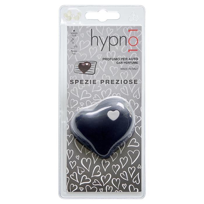 HYPNO CASA Car Air Freshener Freshener Heart Precious Spices Black