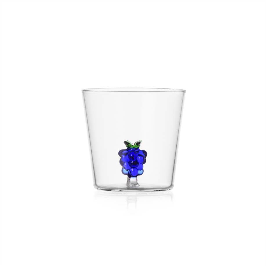 ICHENDORF Fruits &amp; Flowers Set 6 Pezzi Tumbler Bicchieri 8,5cm 350ml Vetro Borosilicato