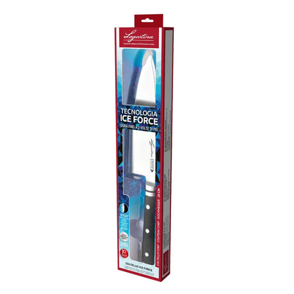 LAGOSTINA Iceforce Coltello per Affettare 20cm Acciaio Inox Doppio Rivetto Manico Ergonomico