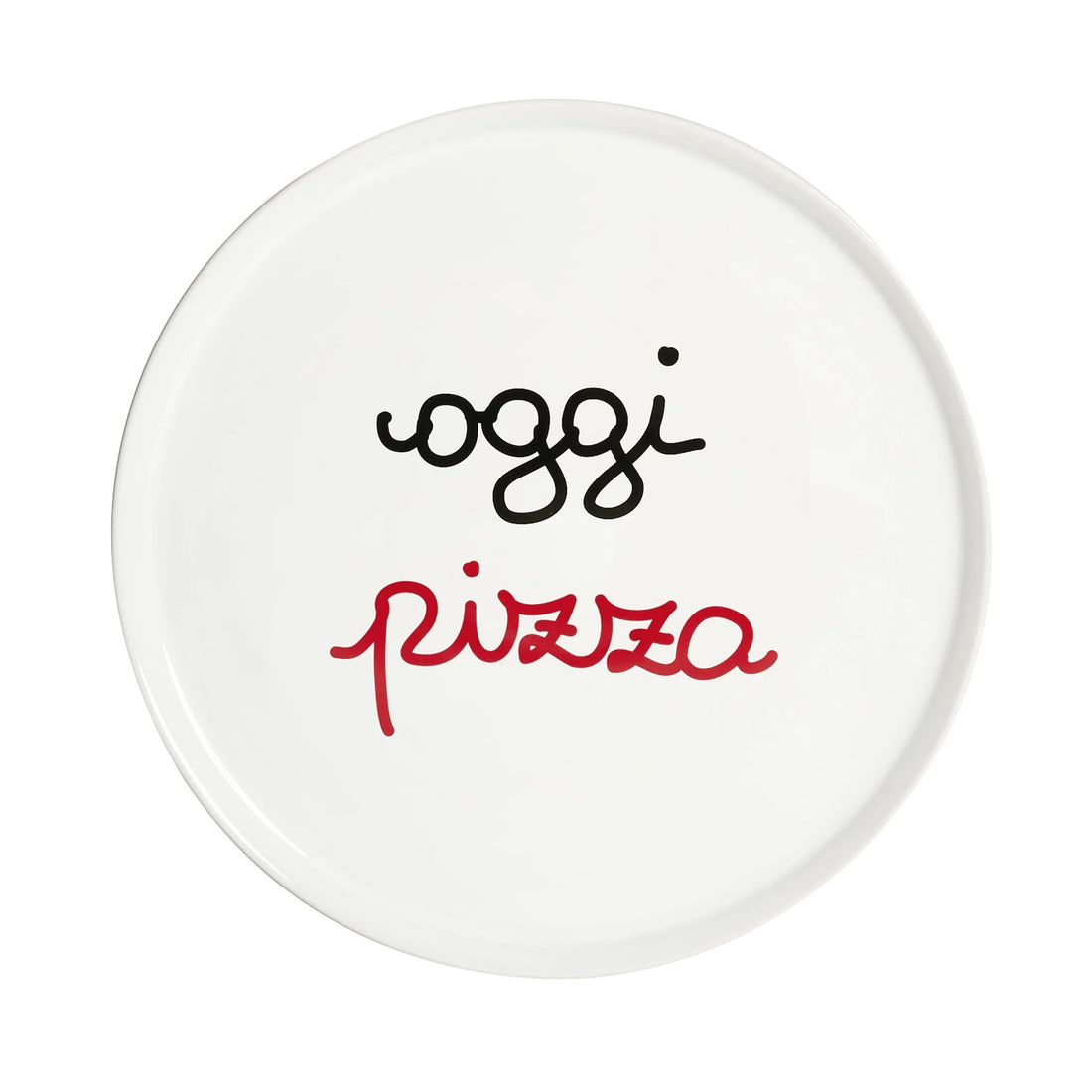 SIMPLE DAY Pizza Plate Oggi Pizza 31.5cm White Ceramic