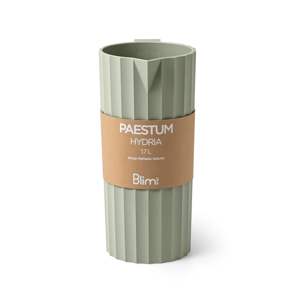 BLIM PLUS Carafe Pitcher Hydria Forest Medium Green 1.7lt Made in Italy 100% Recyclable