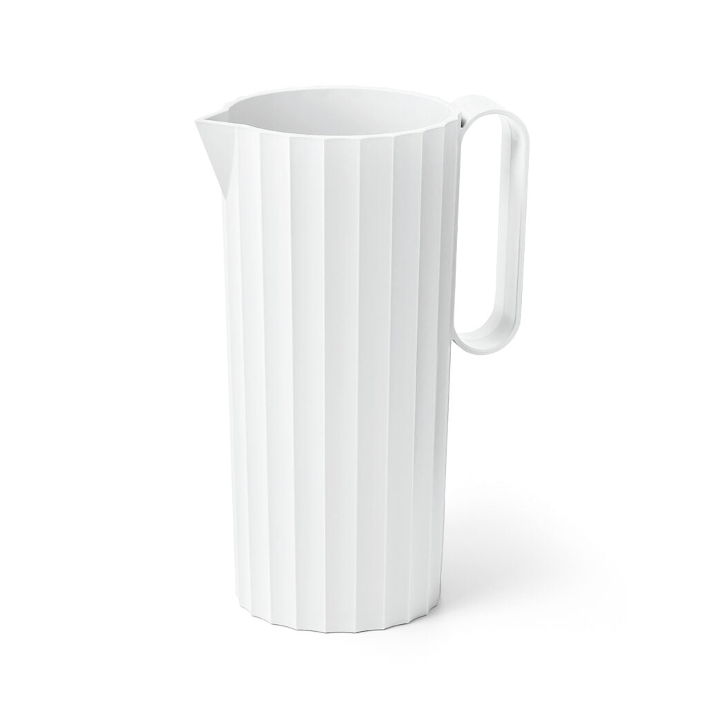 BLIM PLUS Carafe Jug Hydria Arctic White White 1.7lt Made in Italy 100% Recyclable