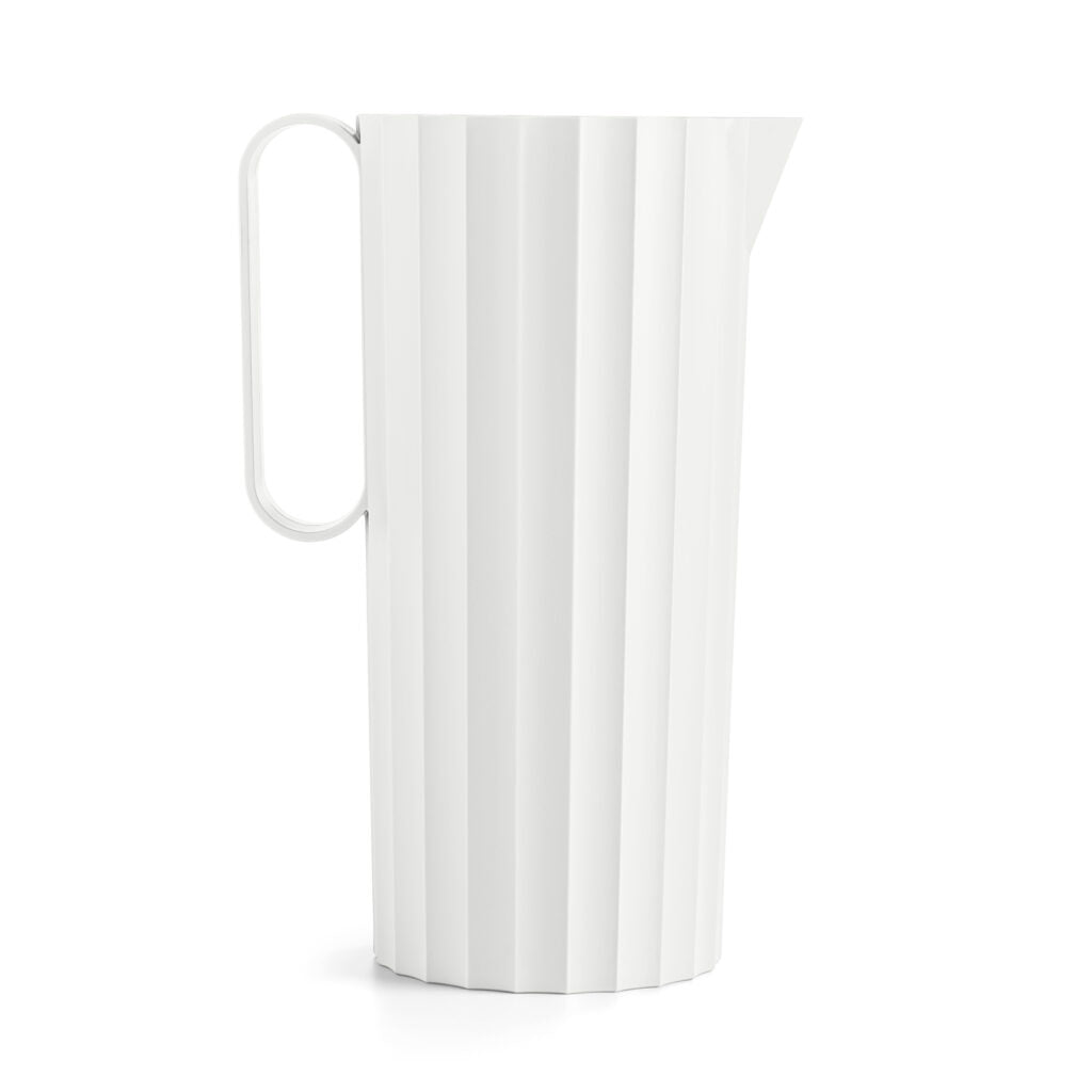 BLIM PLUS Carafe Jug Hydria Arctic White White 1.7lt Made in Italy 100% Recyclable