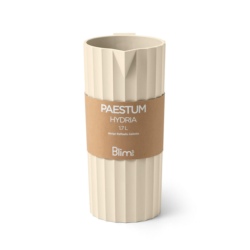 BLIM PLUS Caraffa Brocca Hydria Brown Sugar Sabbia 1,7lt Made in Italy 100% Riciclabile