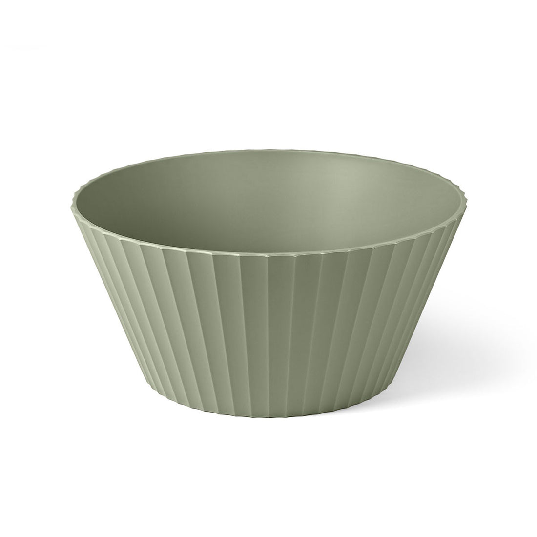 BLIM PLUS Bowl Cup Salad Bowl Nettuno L 25cm Forest Medium Green Made in Italy 100% Recyclable