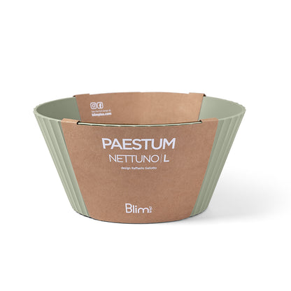 BLIM PLUS Bowl Cup Salad Bowl Nettuno L 25cm Forest Medium Green Made in Italy 100% Recyclable