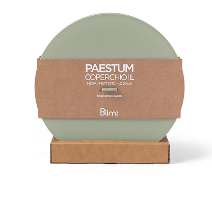 BLIM PLUS Lid for Paestum Bowl L 25cm Forest Medium Green Made in Italy 100% Recyclable