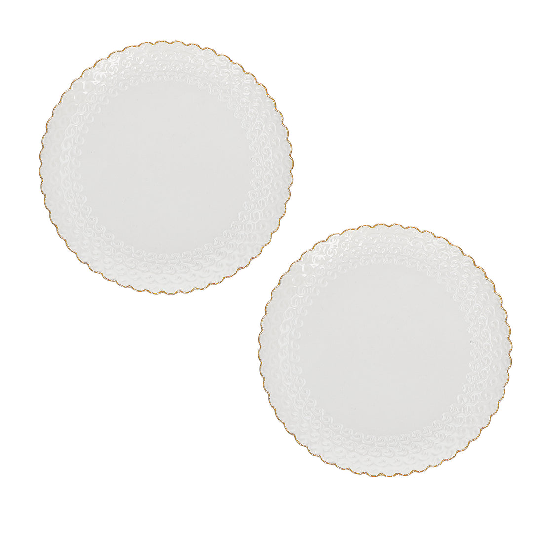 LA PORCELLANA BIANCA - Momenti Oro Set 2 Pieces Sweet Plate 18cm