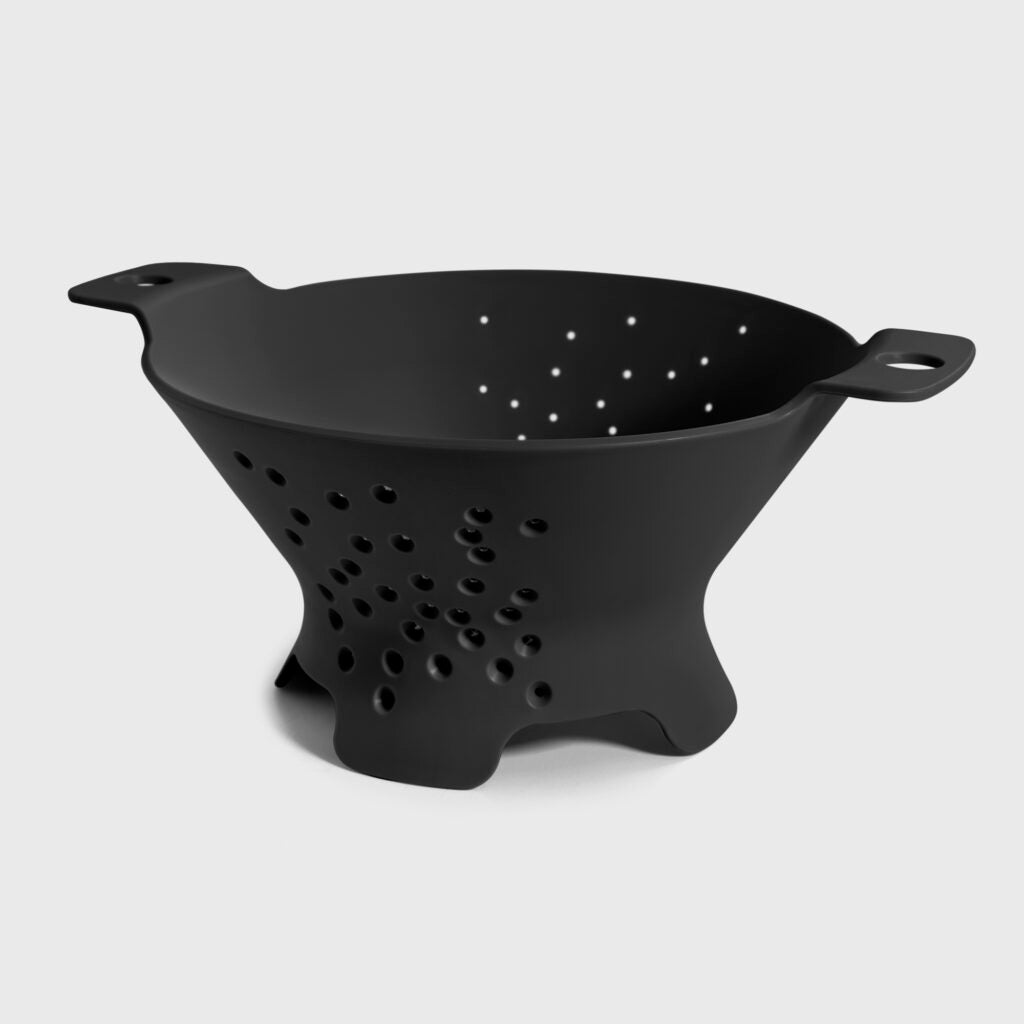 BLIM PLUS Colander Cosmo Carbon Black Made in Italy 100% Recyclable