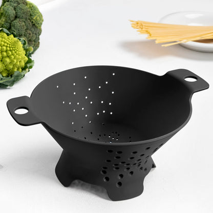 BLIM PLUS Colander Cosmo Carbon Black Made in Italy 100% Recyclable