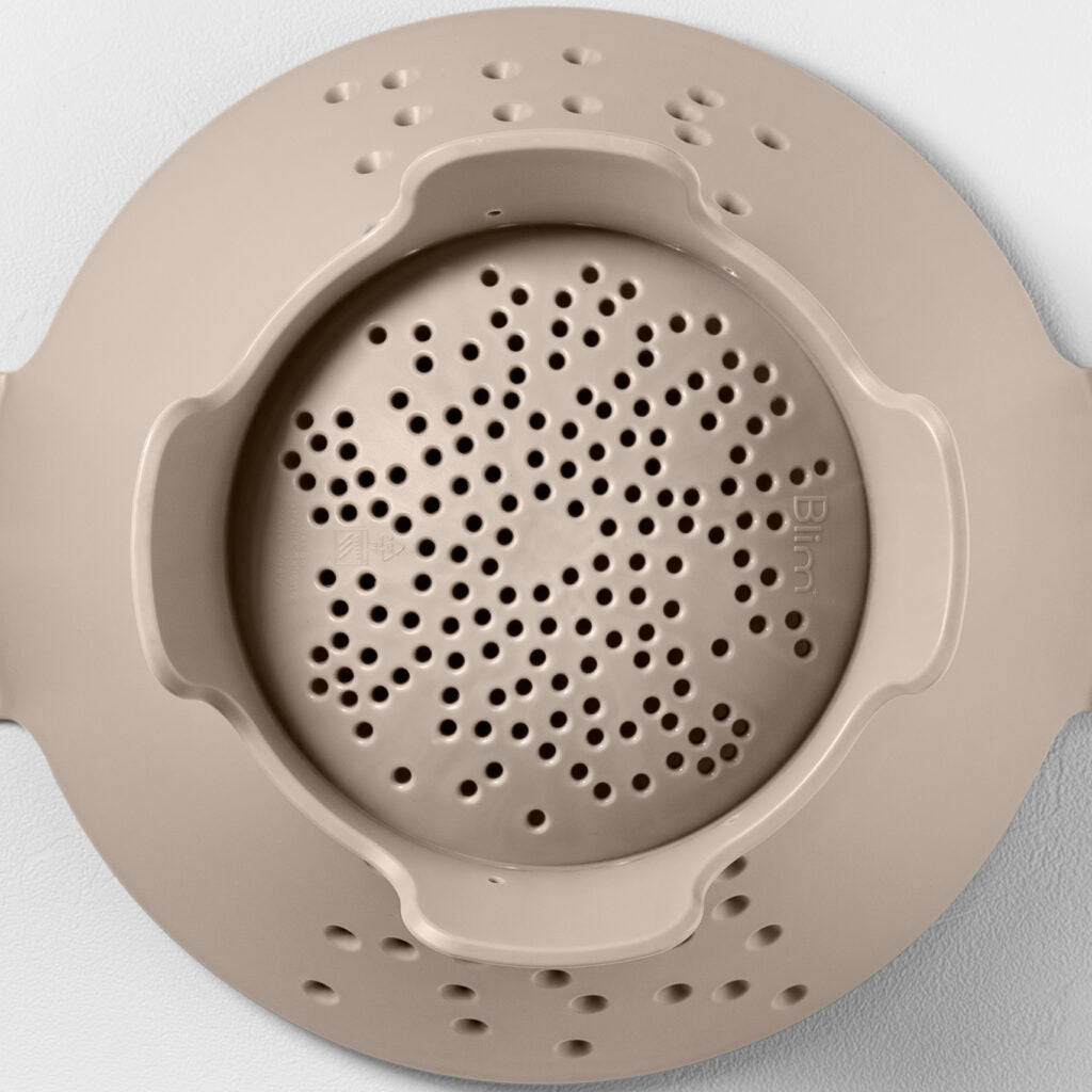 BLIM PLUS Colander Cosmo Moka Gray Made in Italy 100% Recyclable