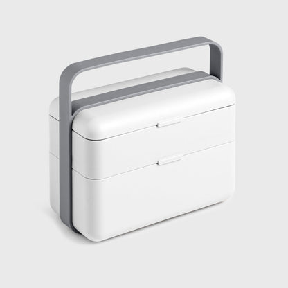 BLIM PLUS Lunchbox Lunch Box Case M 18x17.5cm Arctic White White Made in Italy 100% Recyclable