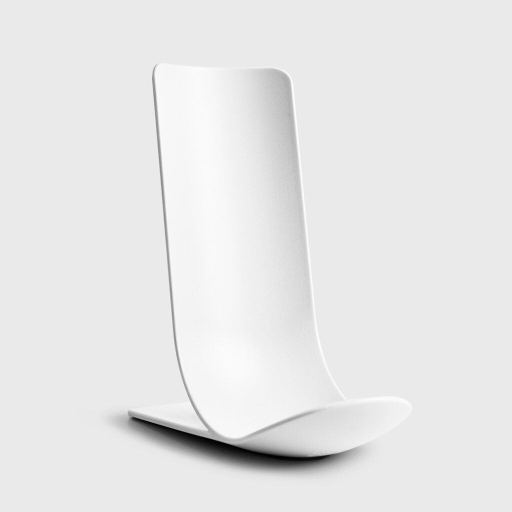 BLIM PLUS Poggiamestoli Stand 18cm Arctic White Bianco Made in Italy 100% Riciclabile