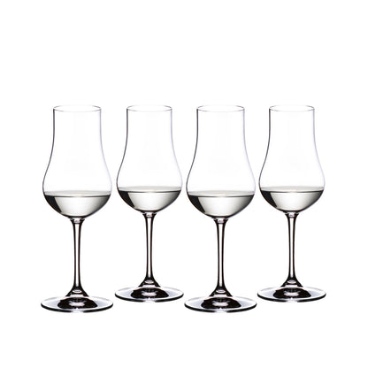 RIEDEL Glasses Goblets Brandy Grappa Set 4 Pieces 200ml Crystal