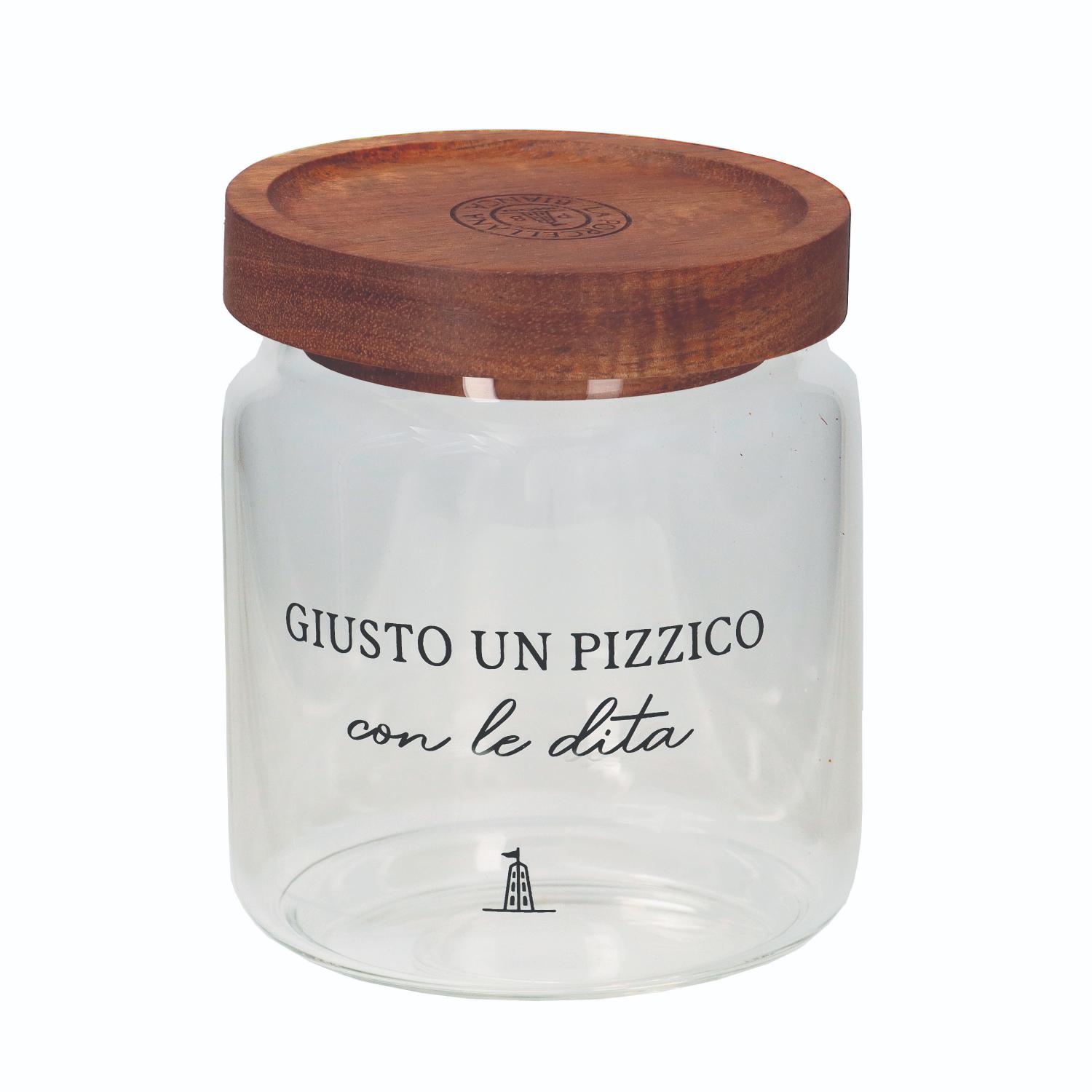 WHITE PORCELAIN I Garbati Salt Jar 400ml Glass