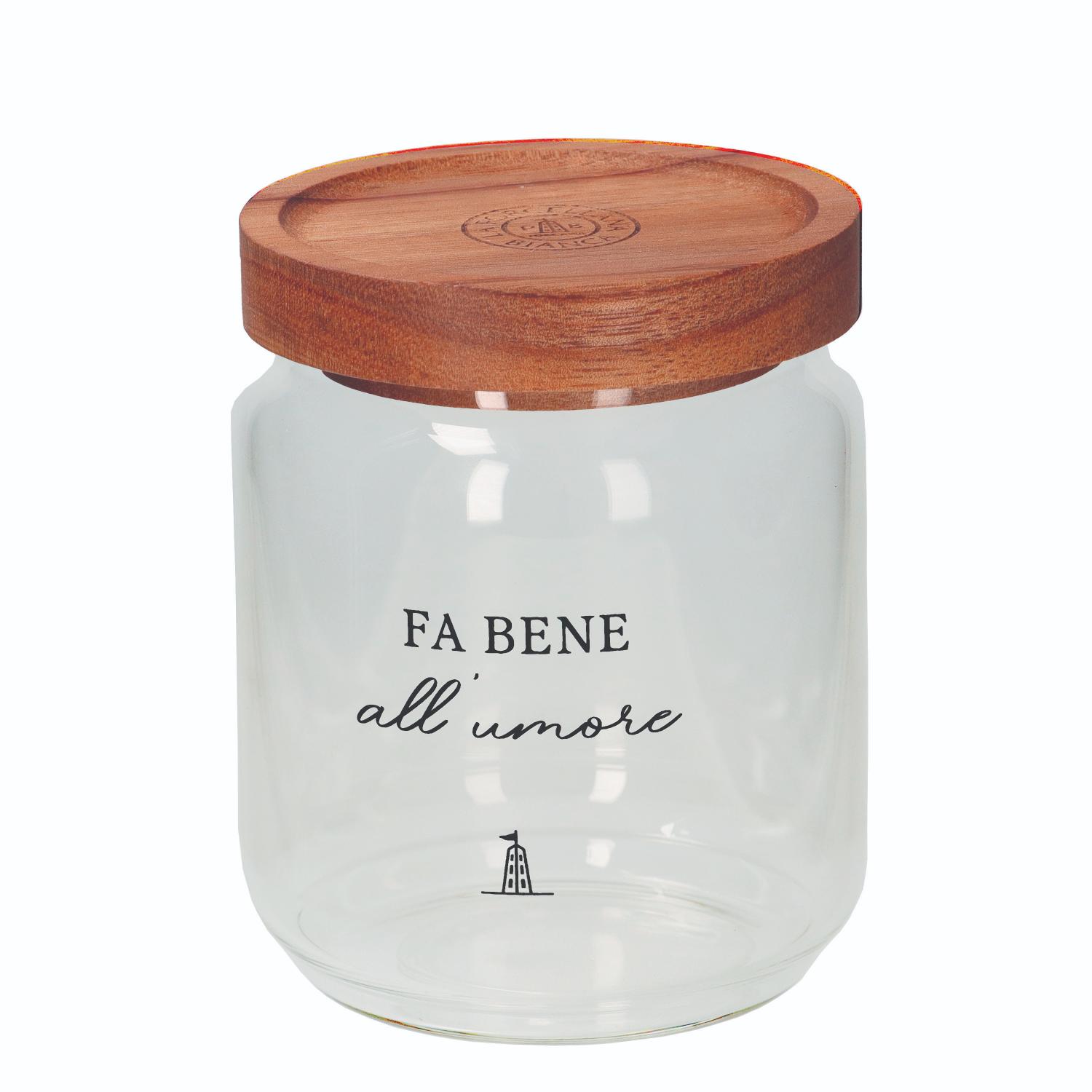 LA PORCELAINA BIANCA I Garbati Sugar Jar 400ml Glass