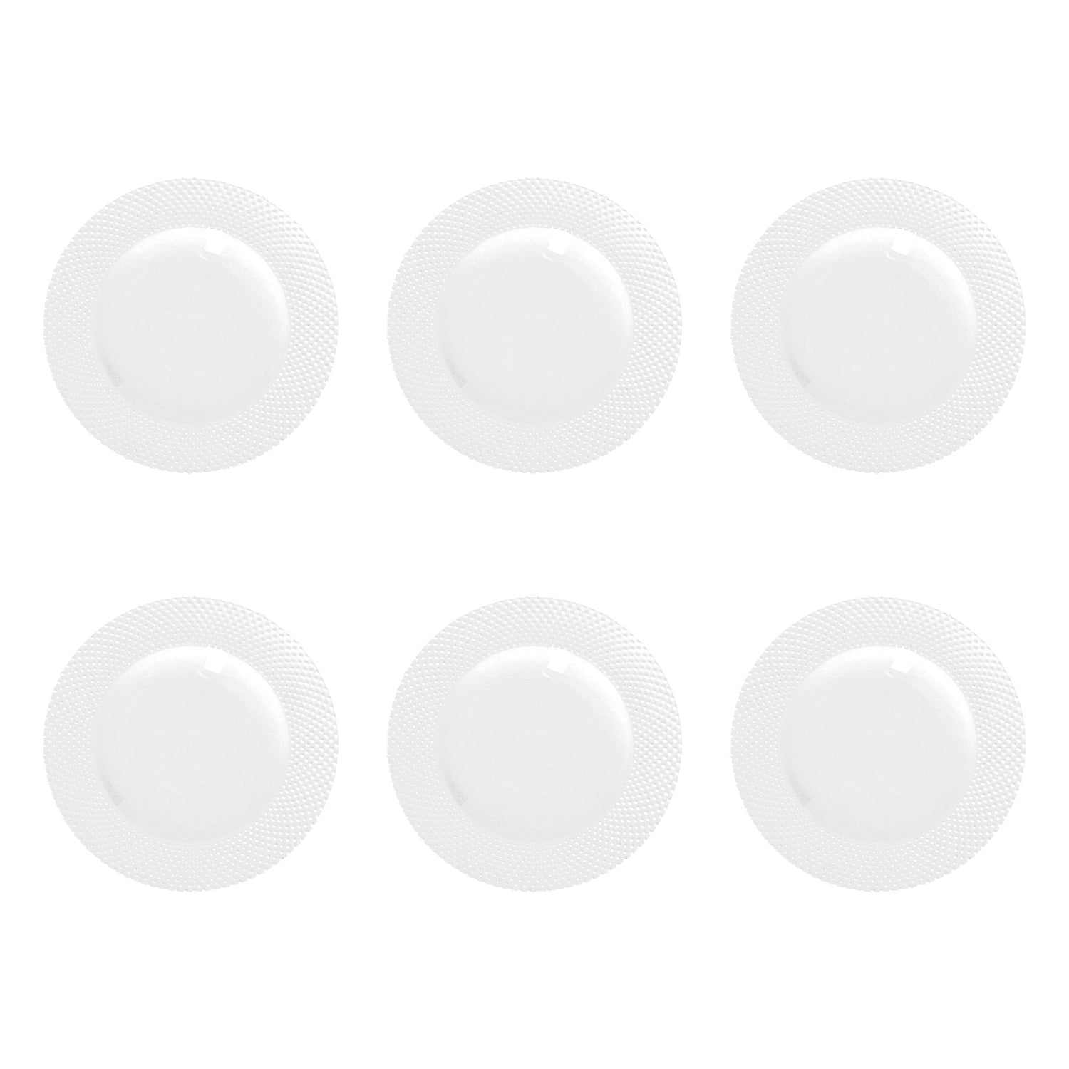 LA PORCELLANA BIANCA Rilavoro Set 6 Pieces Deep Plate 22.5cm White Porcelain