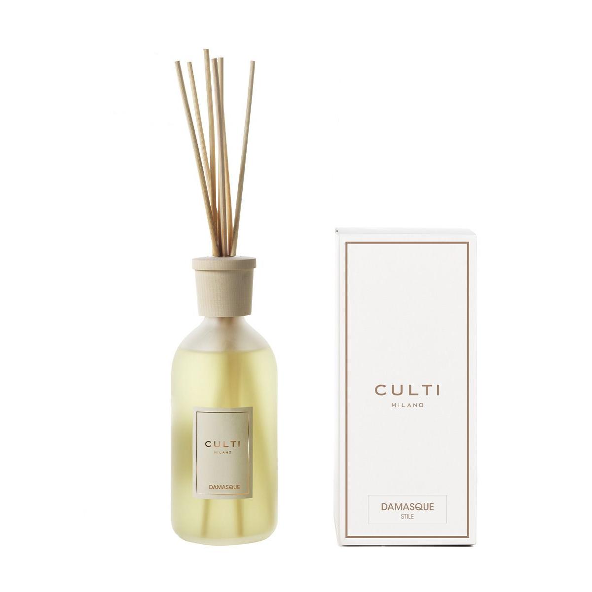 CULTI MILANO Style Diffuser Air Freshener with Sticks 500ml Damasque