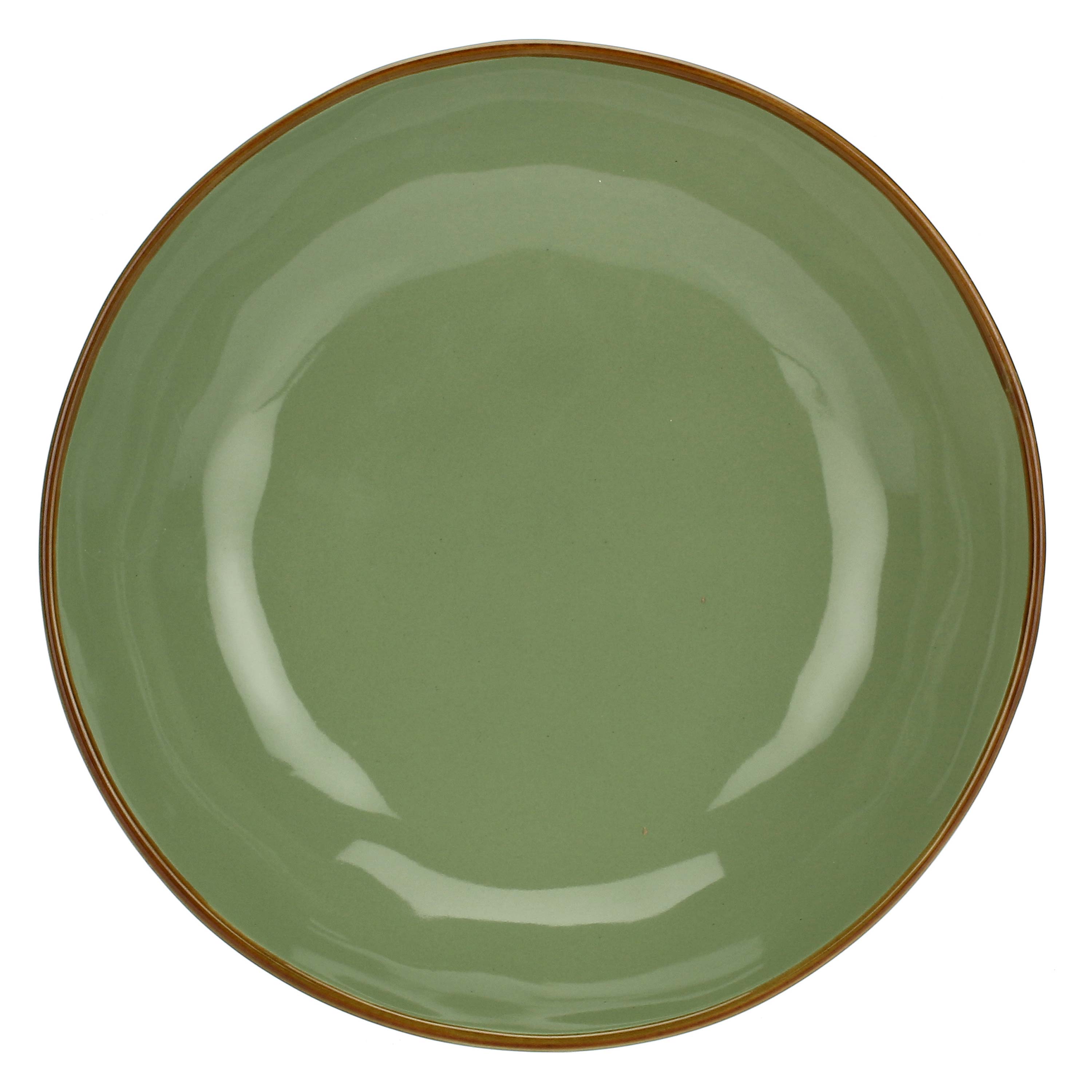 ROSES &amp;amp; TULIPS Concerto Deep Plate 21cm Olive Green