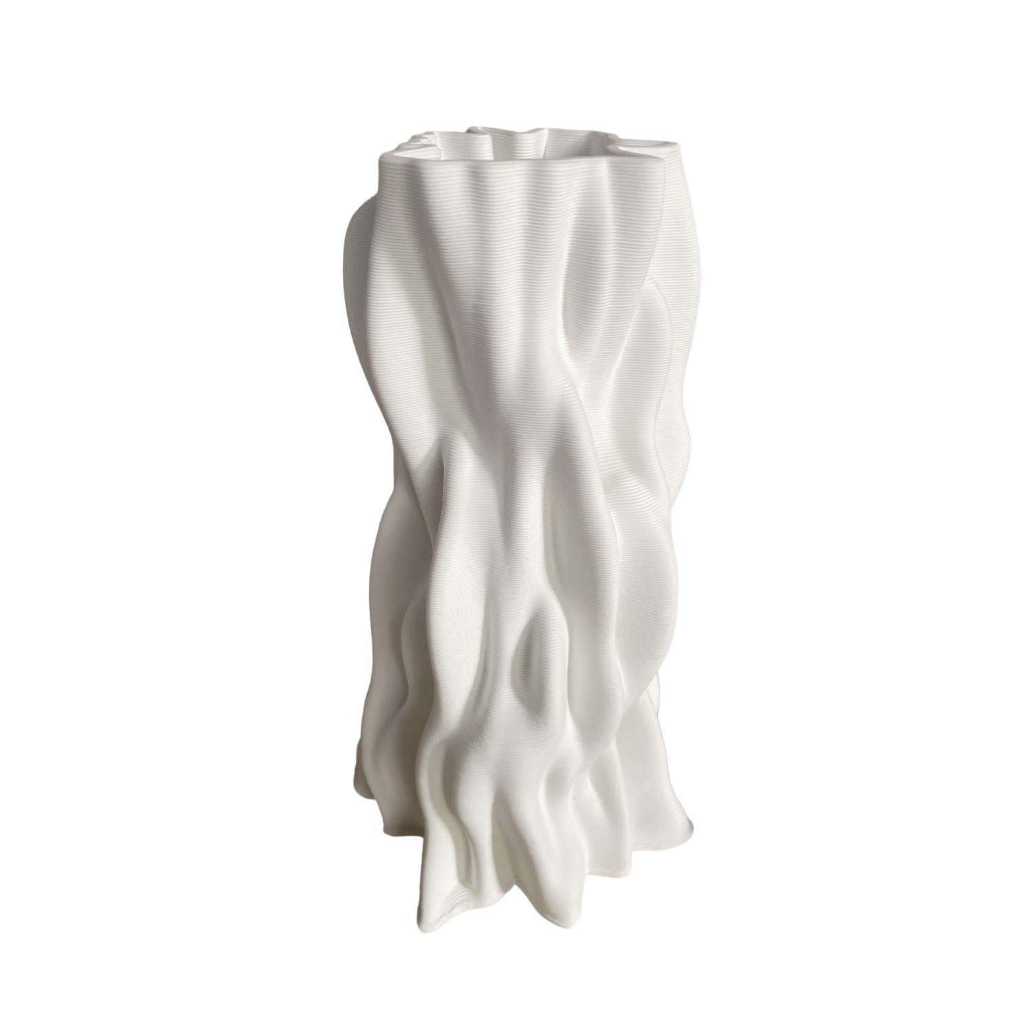 PALAIS ROYAL Vaso 3D Bianco Forme 32cm Porcellana