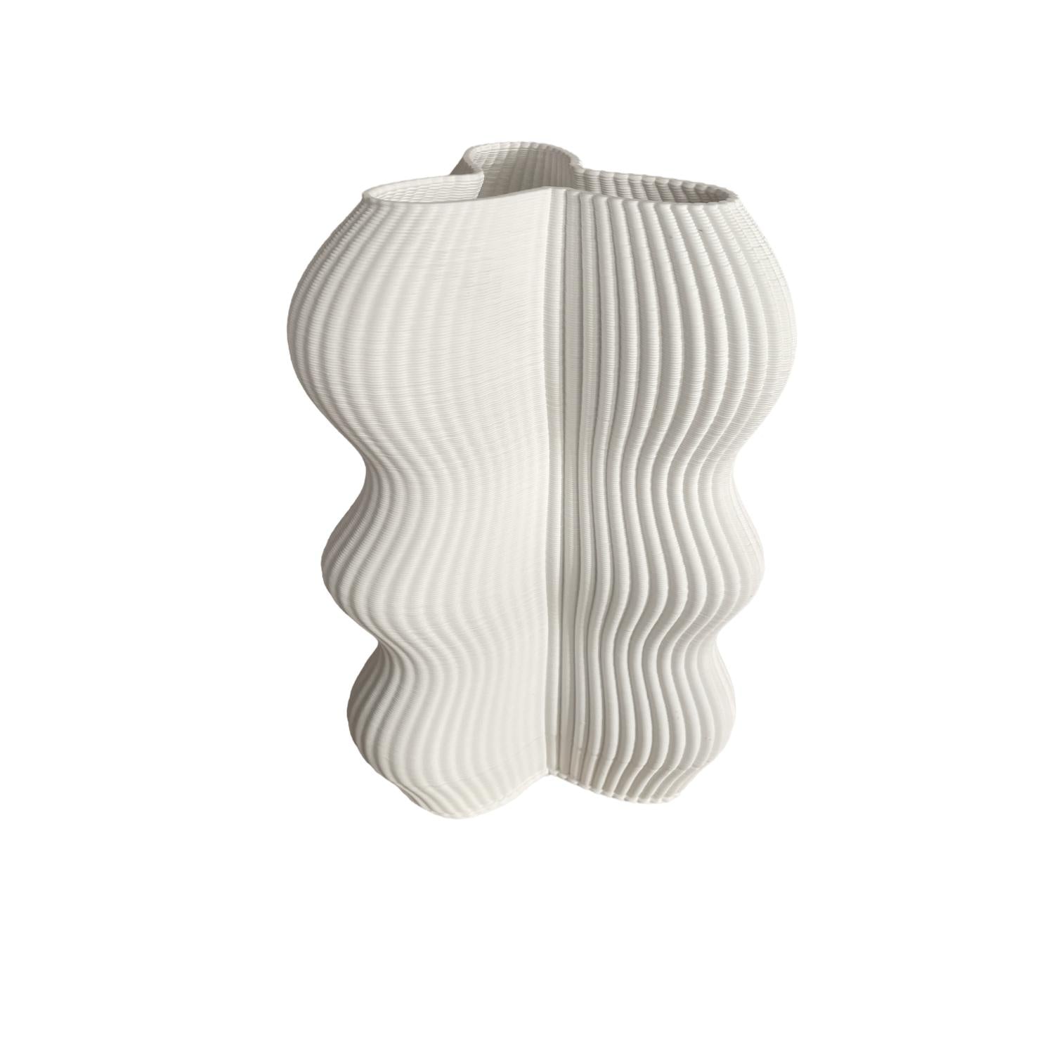 PALAIS ROYAL Vaso 3D Bianco Forme 32cm Porcellana