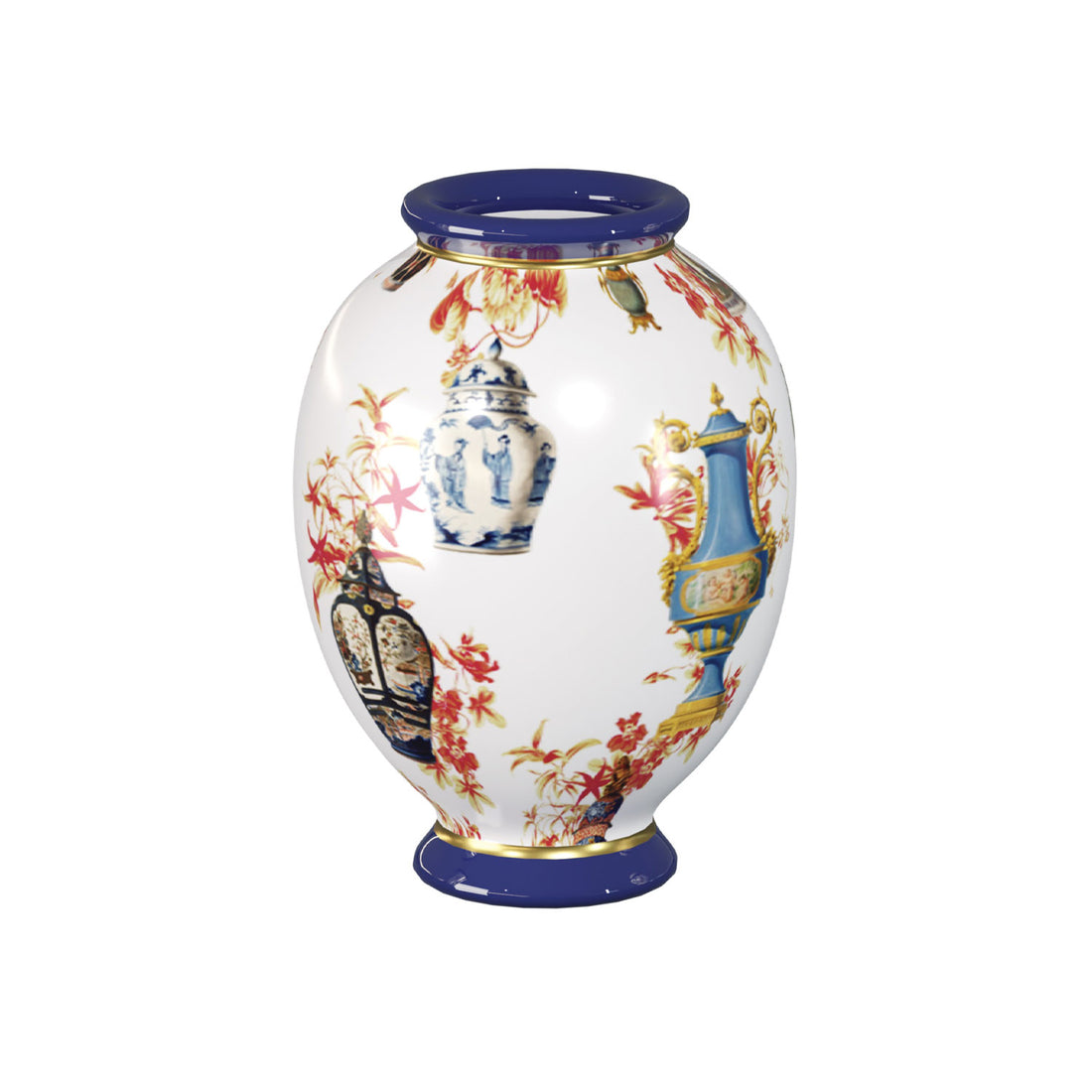 PALAIS ROYAL Vaso Legacy Orientale 31cm Porcellana