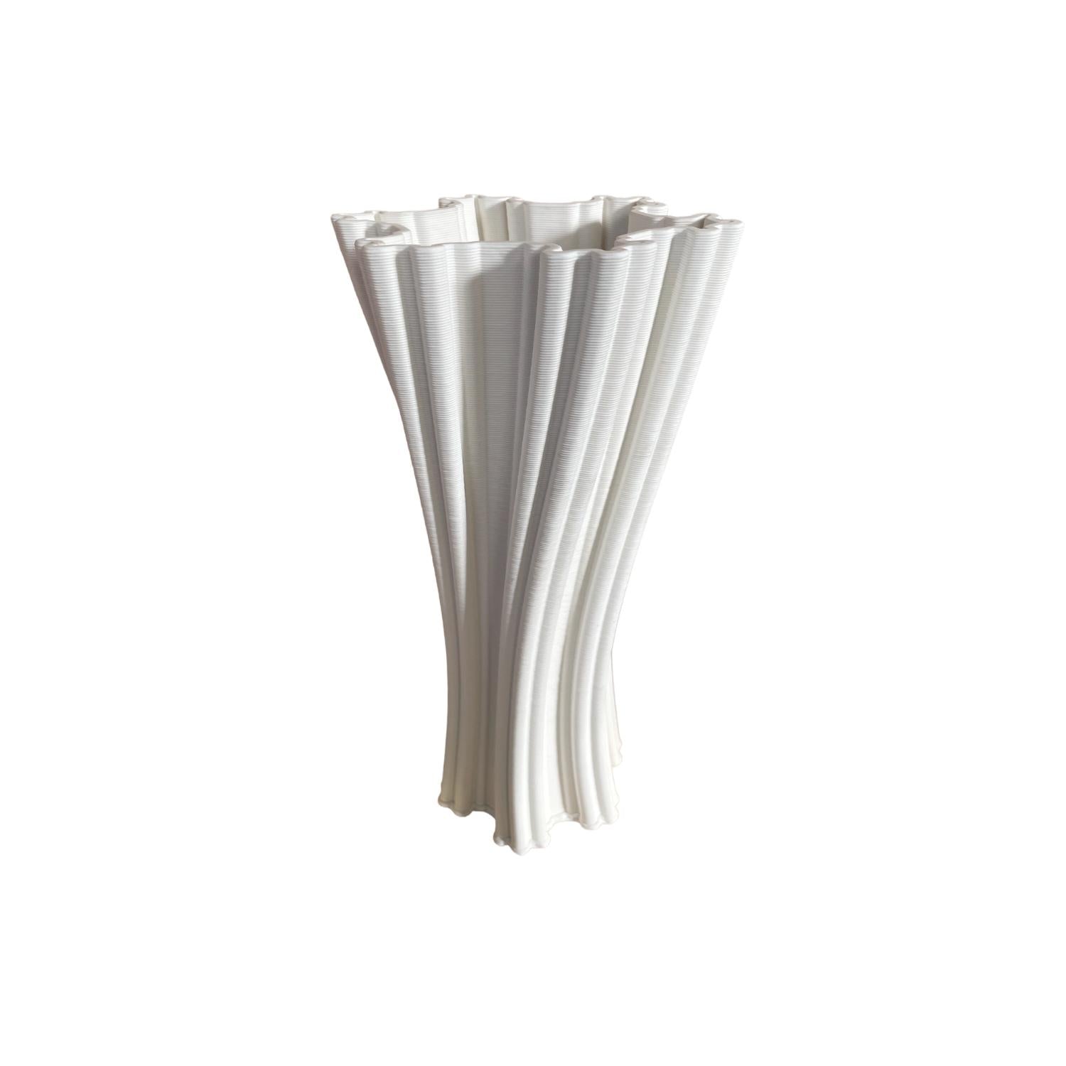 PALAIS ROYAL Vaso 3D Bianco Forme 32cm Porcellana