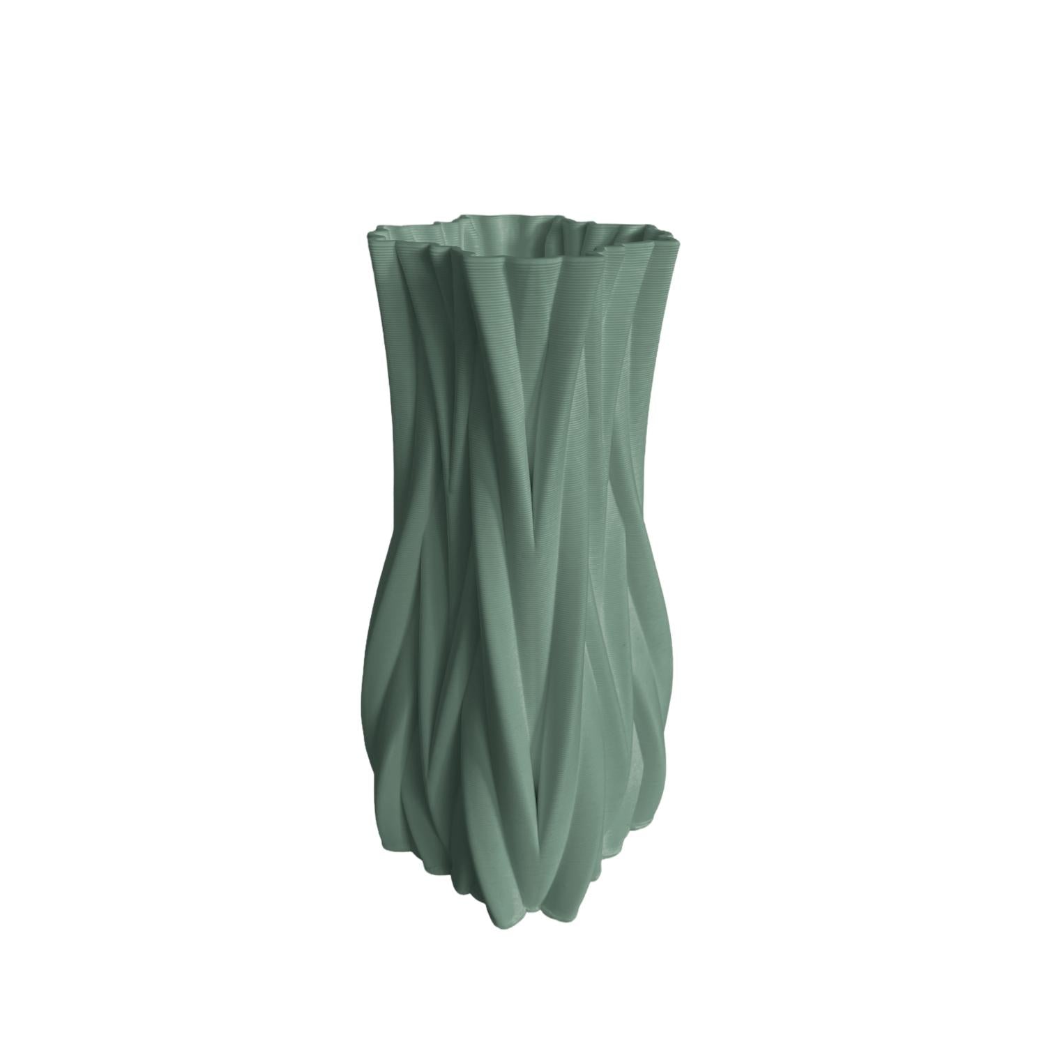 PALAIS ROYAL Vaso 3D Verde Forme 32cm Porcellana