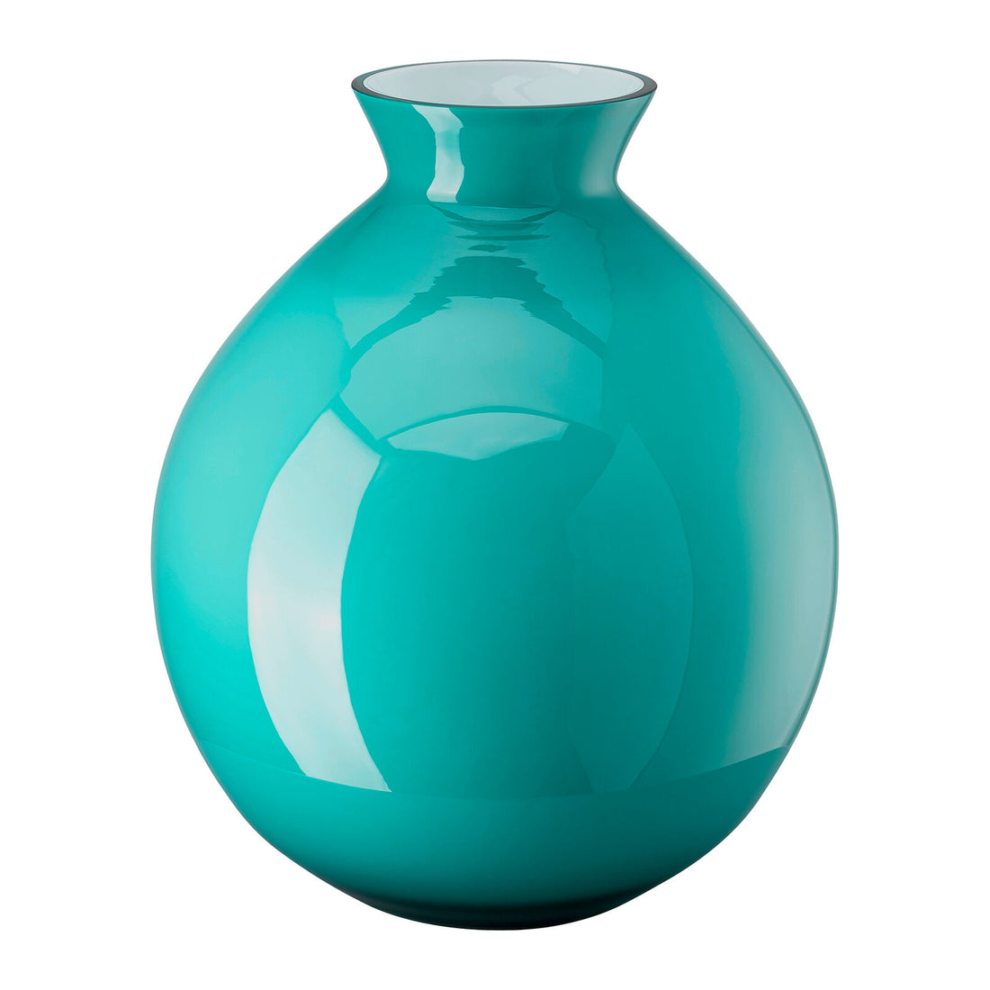 ROSENTHAL Silvana Glass Vase 33cm Aqua Green