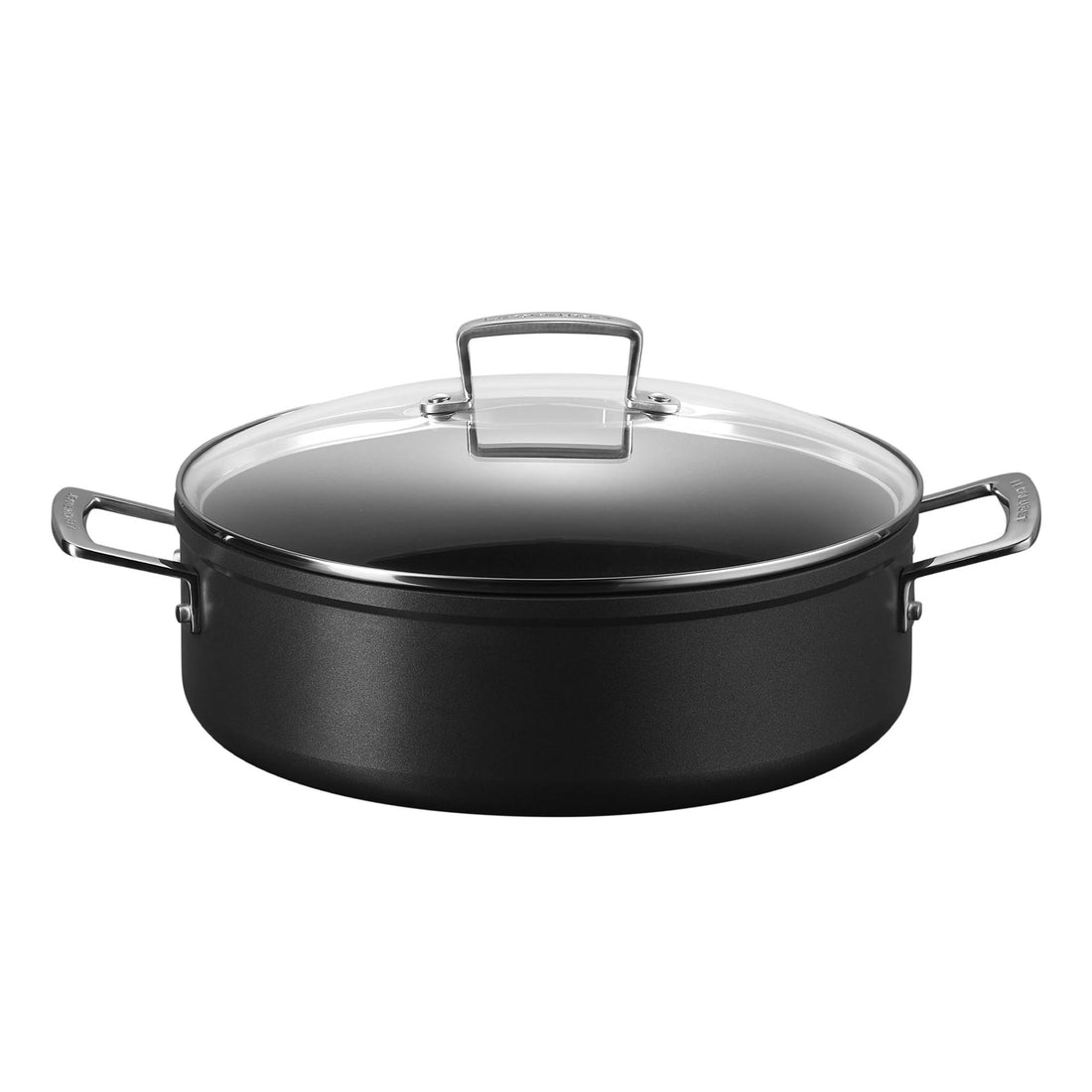 LE CREUSET Sauté in Non-Stick Aluminum 28cm with Glass Lid