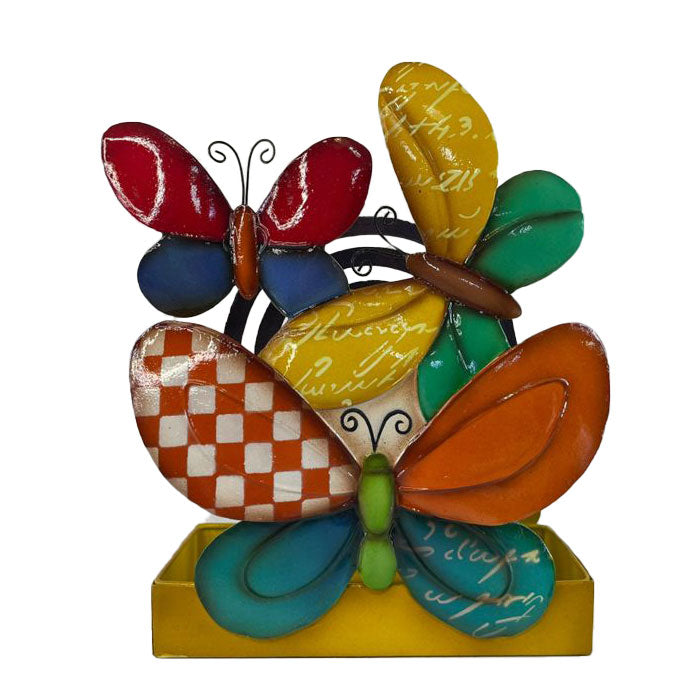 PALAIS ROYAL Zampirone Holder Animals Butterflies 16x19cm Metal