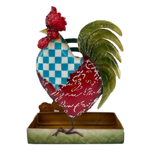 PALAIS ROYAL Animal Zampirone Holder Rooster 16x19cm Metal