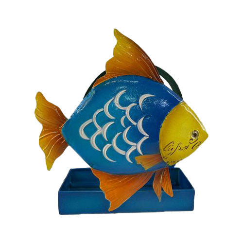 PALAIS ROYAL Zampirone Holder Animal Fish 16x19cm Metal