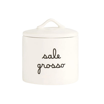 SIMPLE DAY Barattolo Contenitore Sale Grosso 13x12cm Gres