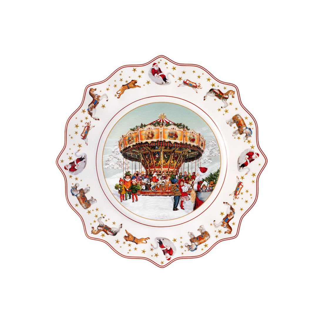 VILLEROY &amp; BOCH Annual Christmas Edition 2024 Piatto 23,5cm Edizione Annuale Porcellana Tavola di Natale