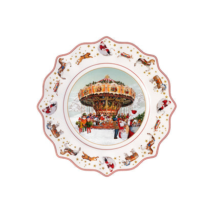 VILLEROY &amp; BOCH Annual Christmas Edition 2024 Piatto 23,5cm Edizione Annuale Porcellana Tavola di Natale