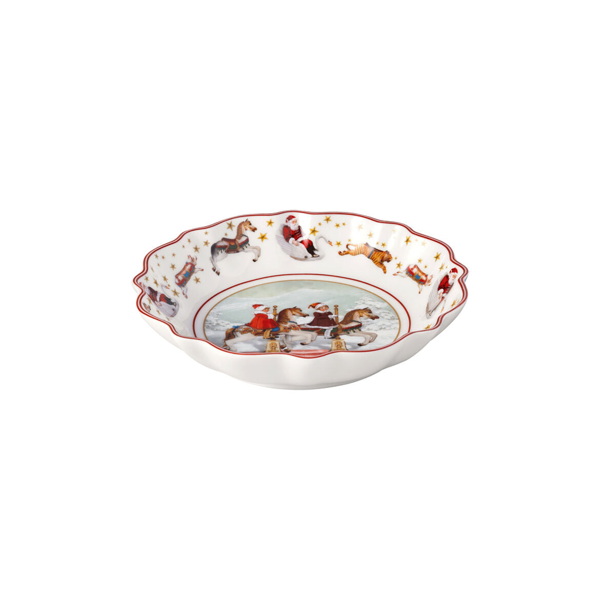 VILLEROY &amp; BOCH Annual Christmas Edition 2024 Ciotola Coppa 16,5cm Porcellana Tavola di Natale