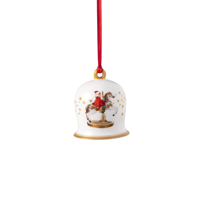 VILLEROY &amp; BOCH Annual Christmas Edition 2024 Campana Campanella 6cm Edizione Annuale Porcellana