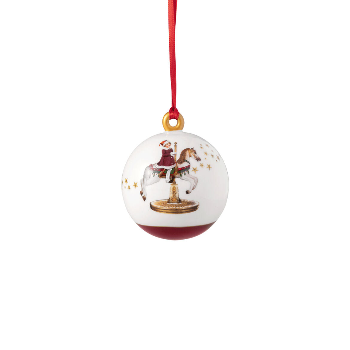 VILLEROY &amp; BOCH Annual Christmas Edition 2024 Sfera Pallina 6,5cm Edizione Annuale Porcellana