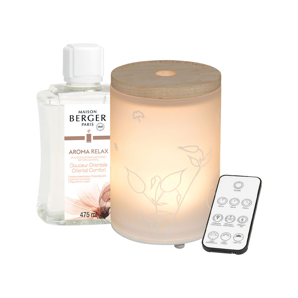 LAMPE BERGER Diffusore Elettrico con Ricarica da 475ml Aroma Relax Douceur Orientale